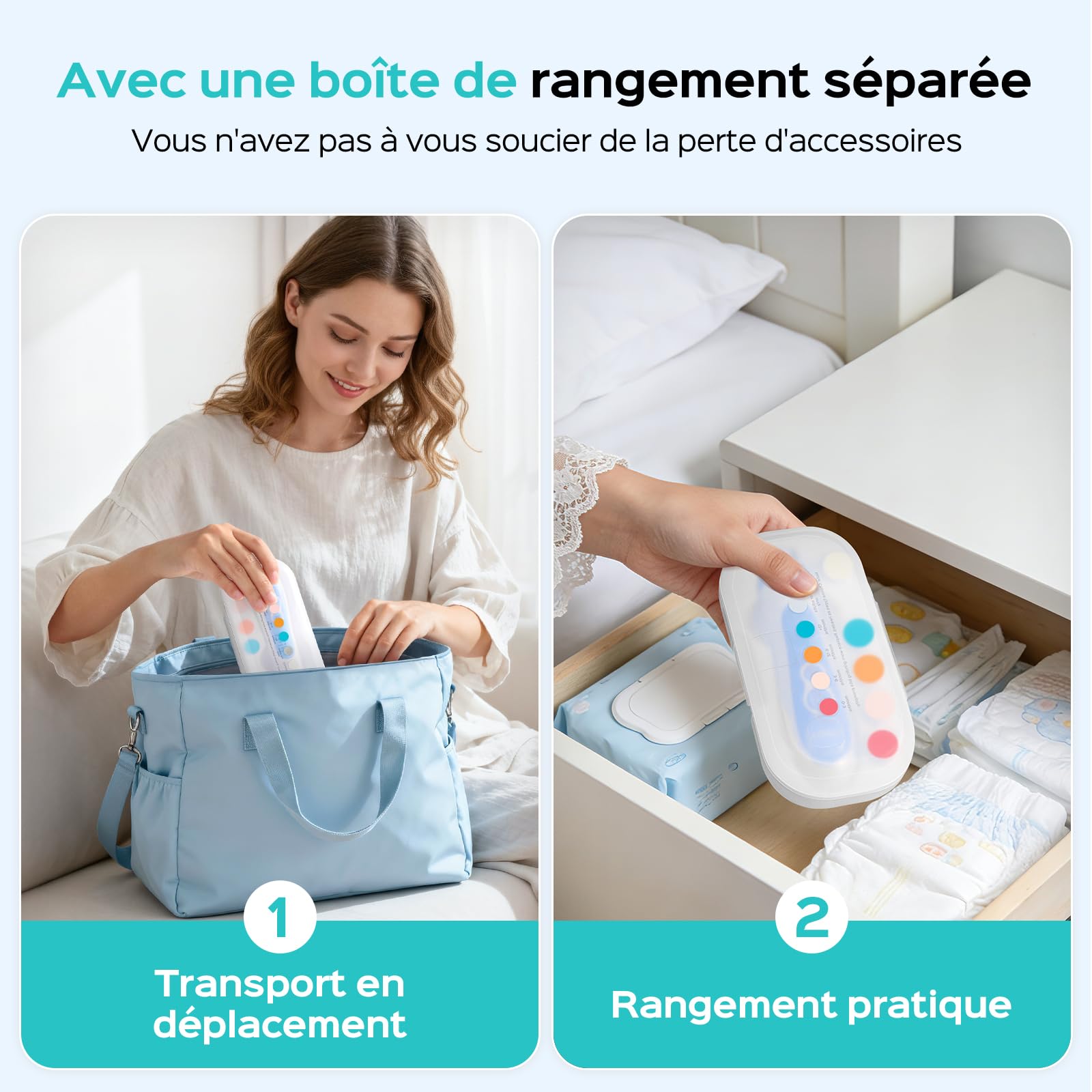 COSLUS Lime à Ongles Électrique Bébé : Lime à Ongles Électrique Bébé set Manucure Pedicure 6 Têtes de Ponçage, 5 Modes, Lumière LED, Pour Nouveau-nés, Soin des Ongles en Sécurité, C52 Bleu Foncé