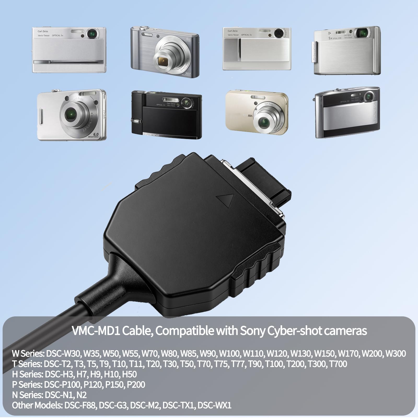 Amazon.com : VMC-MD1 USB Data Cable,Compatible with Sony Cyber