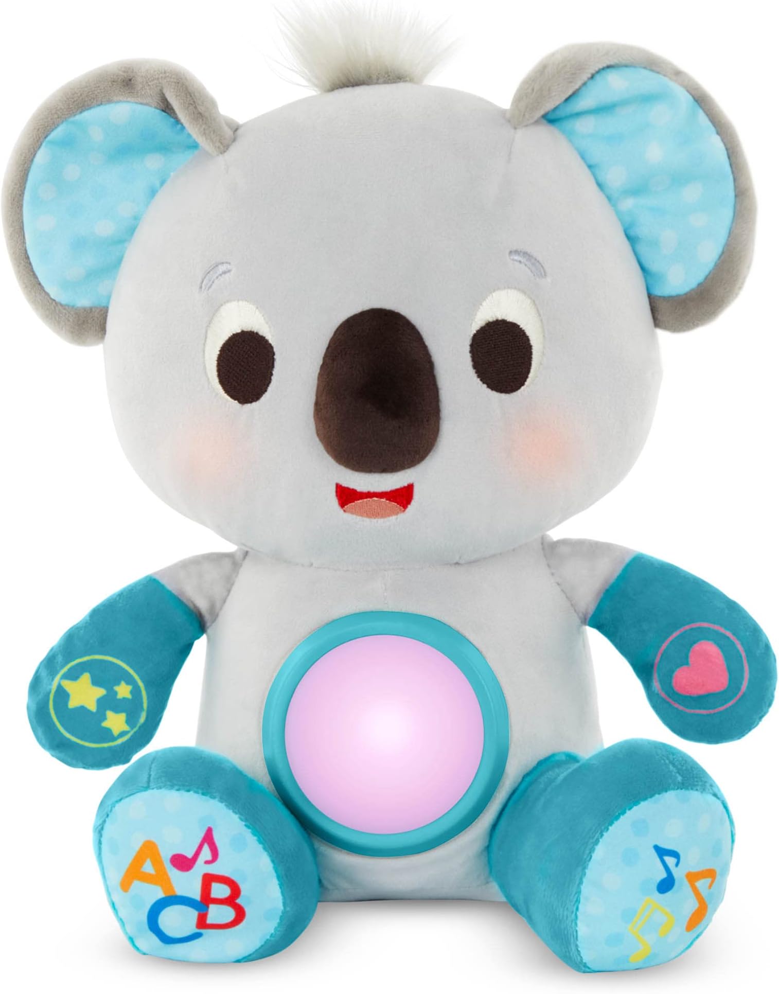B. toys – Interactive Learning Sidekick Koala – Developmental Toy – Stuffed Animal Musical Baby Toy with Sounds, Lights – Educational & Sensory Toys – Newborns, Babies – 0+ Months