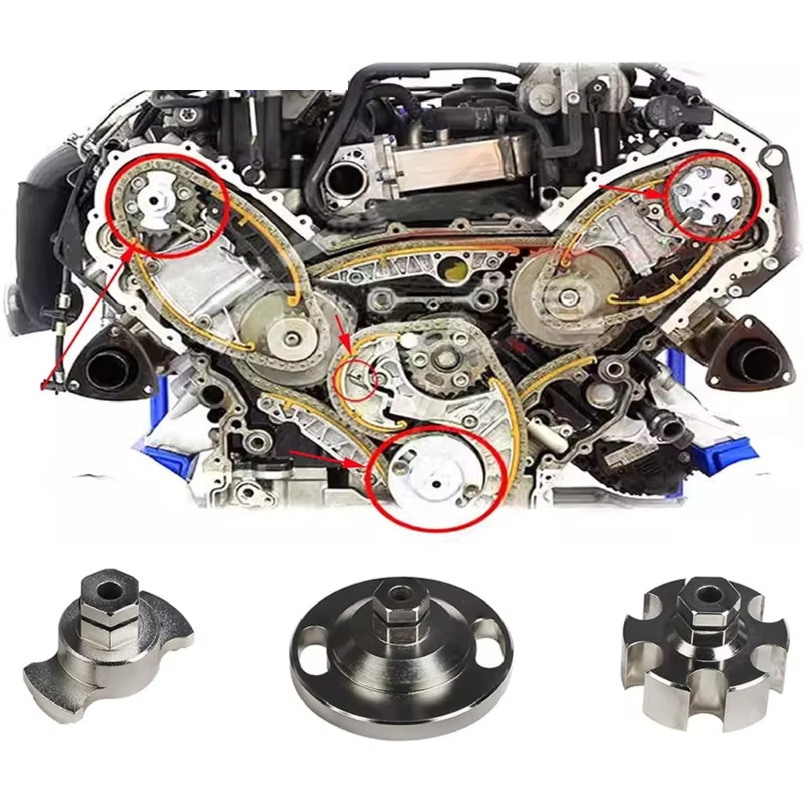 Herramientas De Bloqueo Para Vw Para Phaeton 2006-2024 2025 2026 Sincronización Del Motor Diésel Del Coche Conjunto De Herramientas