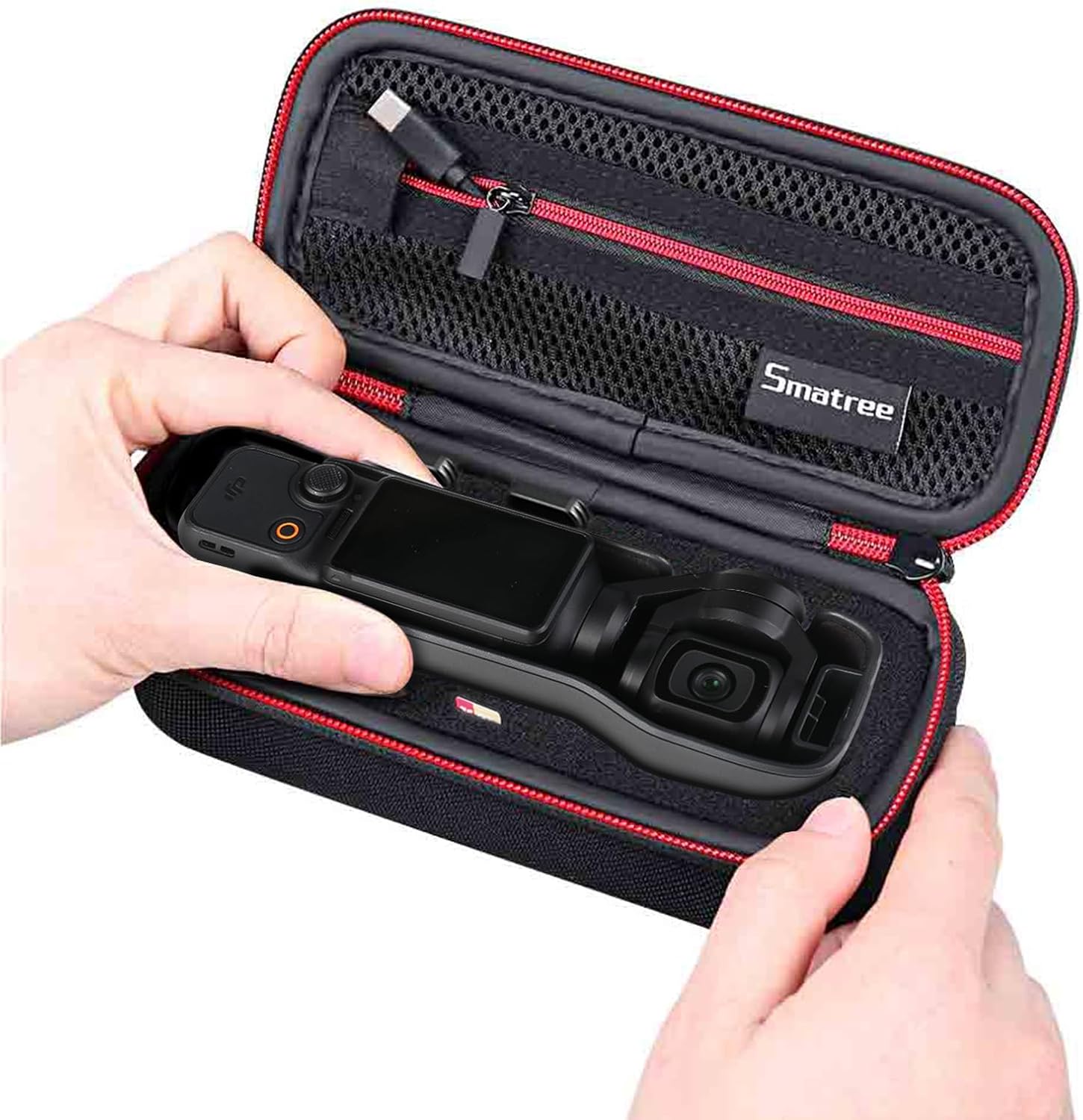 Smatree Osmo Pocket 3 Case, Hard Carrying Compact Case Compatible with DJI Osmo Pocket 3,Not for other Accessories,7.6 * 2.8 * 3.5 inch (XS) - Image 4