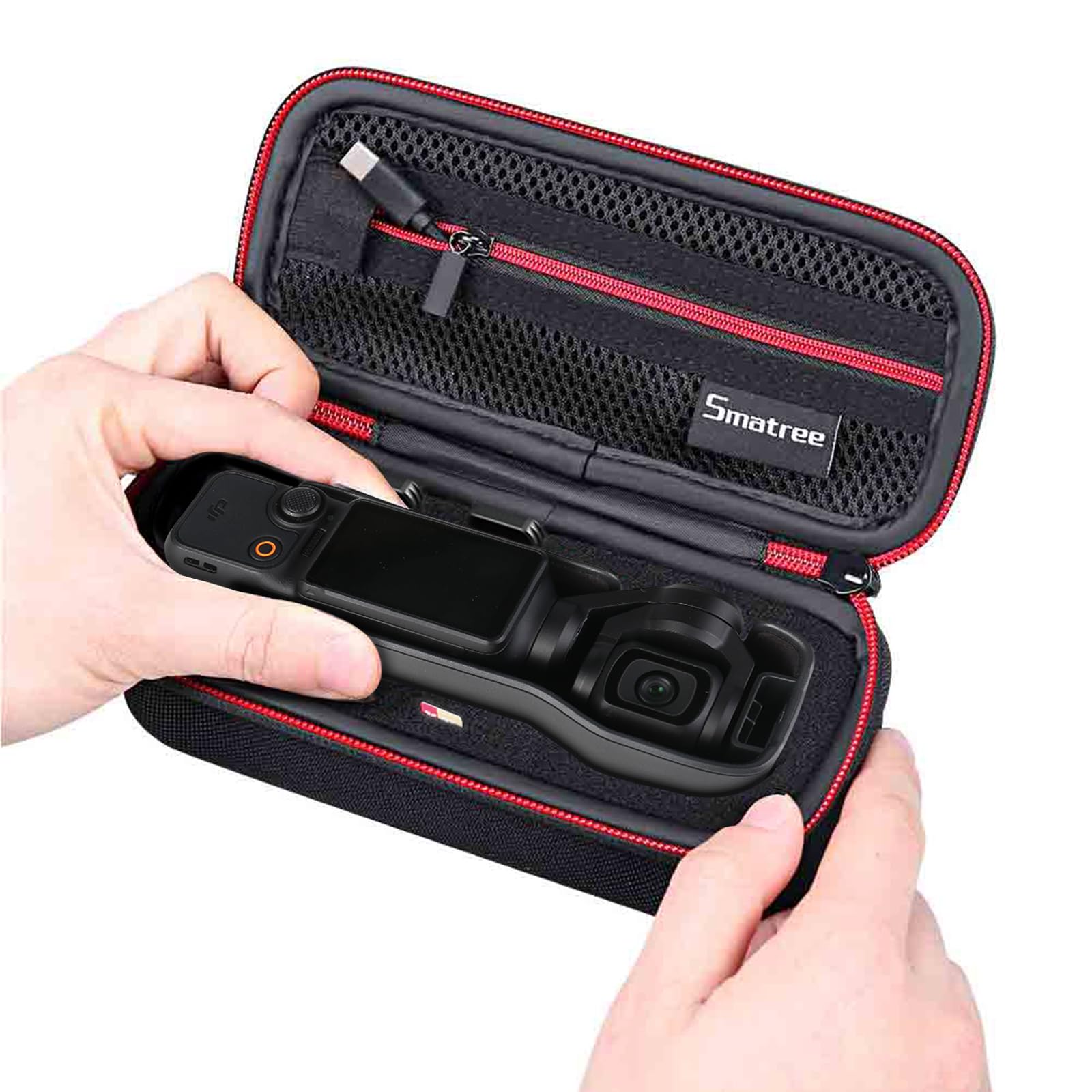 Smatree Osmo Pocket 3 – Étui de transport rigide compact compatible avec DJI Osmo Pocket 3, pas avec d'autres accessoires, 19,3 x 7,1 x 8,9 cm (XS)