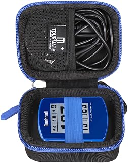 Tourmate Golf GPS Storage Case Compatible with Bushnell Phantom 2 GPS Rangefinder with BITE Magnetic Mount and GreenView with Wearable4U Ultimate 3 Golf Tools Bundle (Blue, Case Only)