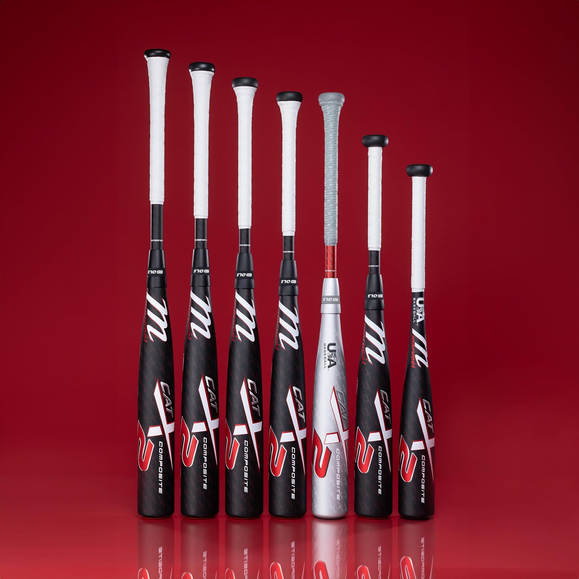 Marucci CATX2 Composite Baseball Bat, 2 3/4' Barrel, -5, -8, -10 Drop, USSSA, End-Loaded