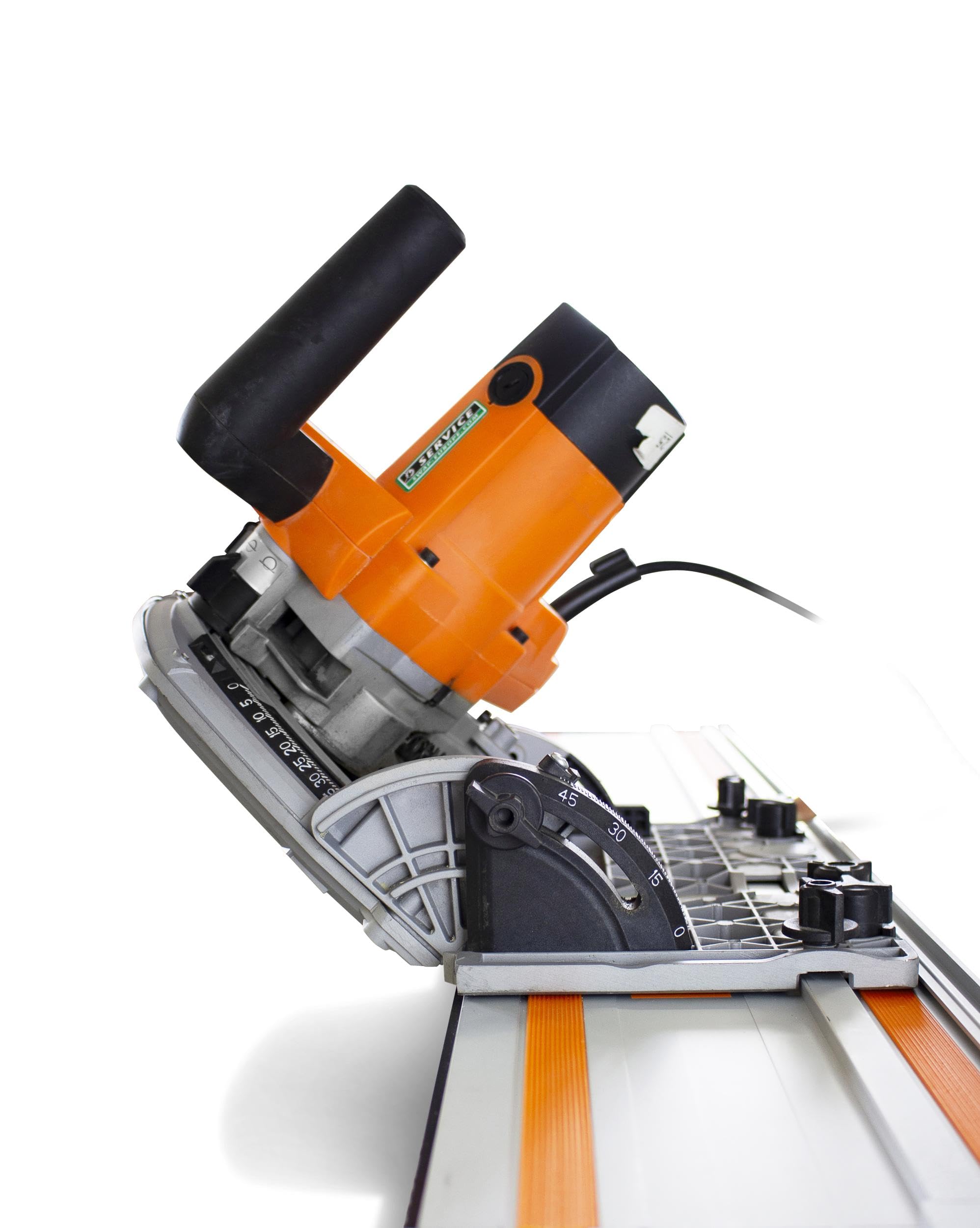 Feider - Scie Plongeante/Circulaire/sur Rail 3-en-1, 1400W, 165mm - Lames 48 Dents TCT - Outillage Électroportatif - Livrée avec 1 Guide Latéral, 2 Serre-Joints et 3 Rails de Guidage 50cm - FS1612-1
