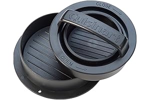 Cuisinart 3-in-1 Stuffed Burger Press, the ultimate tool for grilling enthusiasts, offering...