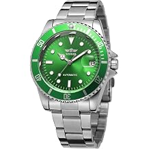 FORSINING Mens Vintage Automatic Stainless Steel Bracelet Collection Watch with Dots WRG8066M4T8
