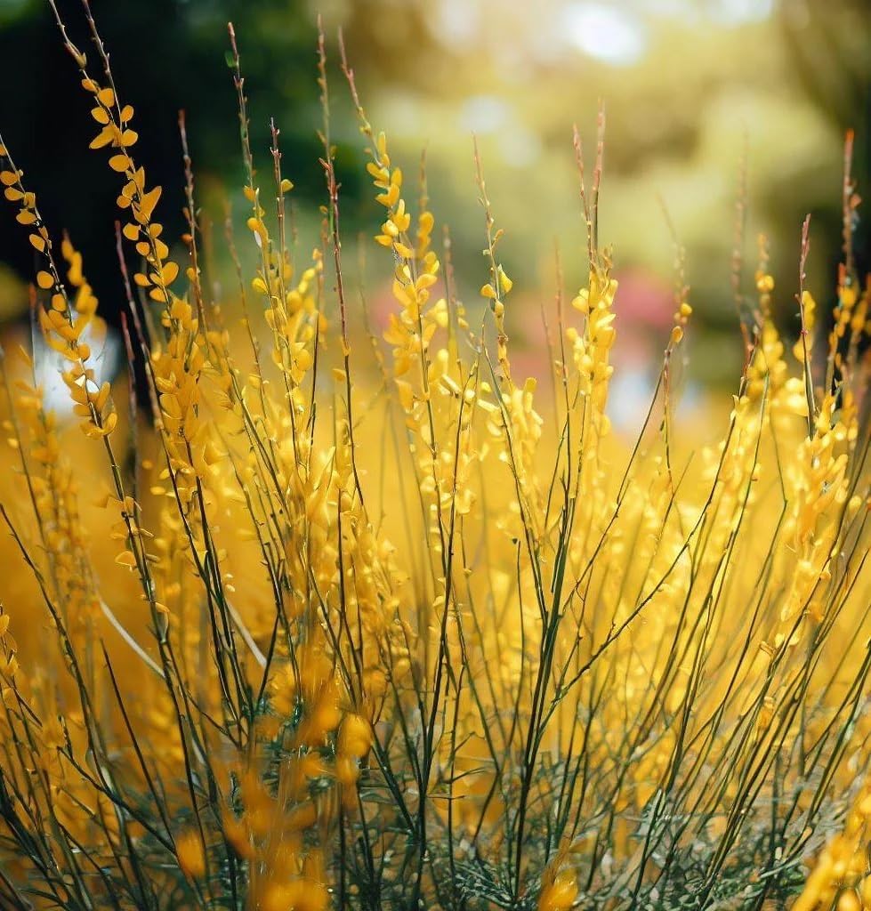 Spartium junceum (Spanish Broom) Shrub Seeds, Vibrant Yellow Flowers, Seeds by MySeeds.Co, You Choose The Amount (0.5 oz)