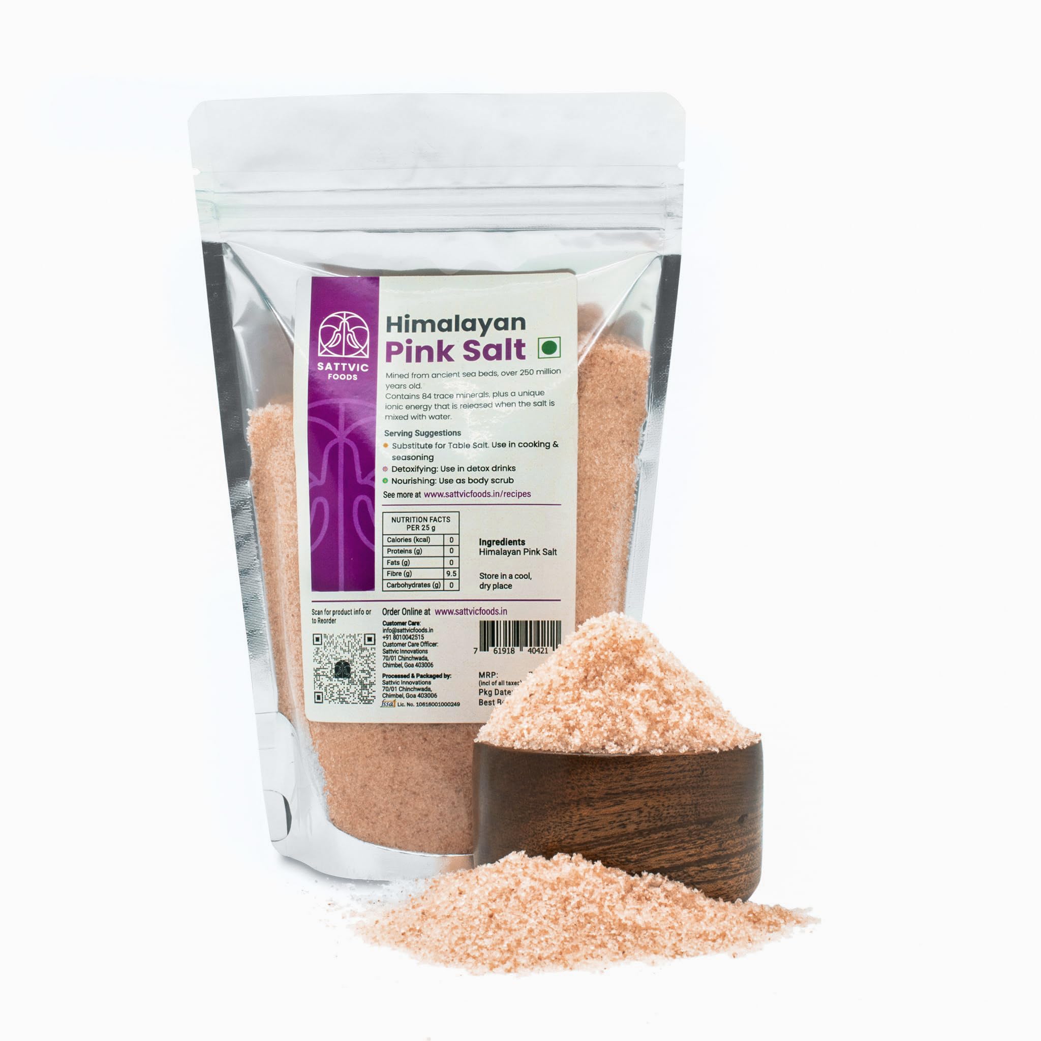 See full amazon price history chart for Sattvic Foods Himalayan Pink Salt (750 g) | 84 Trace Minerals | Stone Ground | Natural Detoxifier | No Artificial Colour or Additives | Substitute for Common Salt Sattvic Foods Himalayan Pink Salt (750 g) | 84 Trace Minerals | Stone Ground | Natural Detoxifier | No Artificial Colour or Additives | Substitute for Common Salt (B01KC661CC) Amazon Price History, Amazon Price Tracker