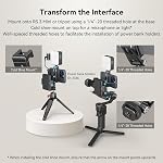 SMALLRIG Support universel de téléphone en métal avec support de chaussures à froid, support de l'adaptateur Smartphone Joints de réglage gratuits, support pour téléphone trépied iPhone 17 16 15 14, pour Samsung Galaxy etc. - 4382