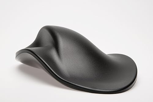 Miniatura 2 de Hippus - Ratón inalámbrico para manos (ligero, pequeño, negro, ergonómico, para mano derecha, compatible con Mac, Windows, Linux)