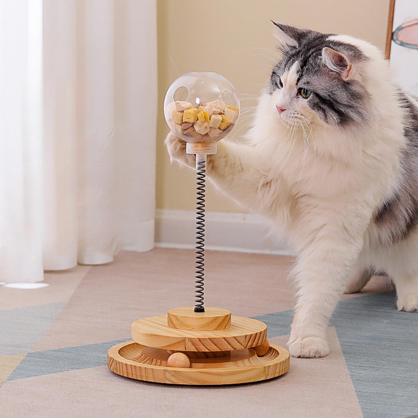Leckerli-Spender für Katzen, Spielzeug für Leckerlis, Leckerli