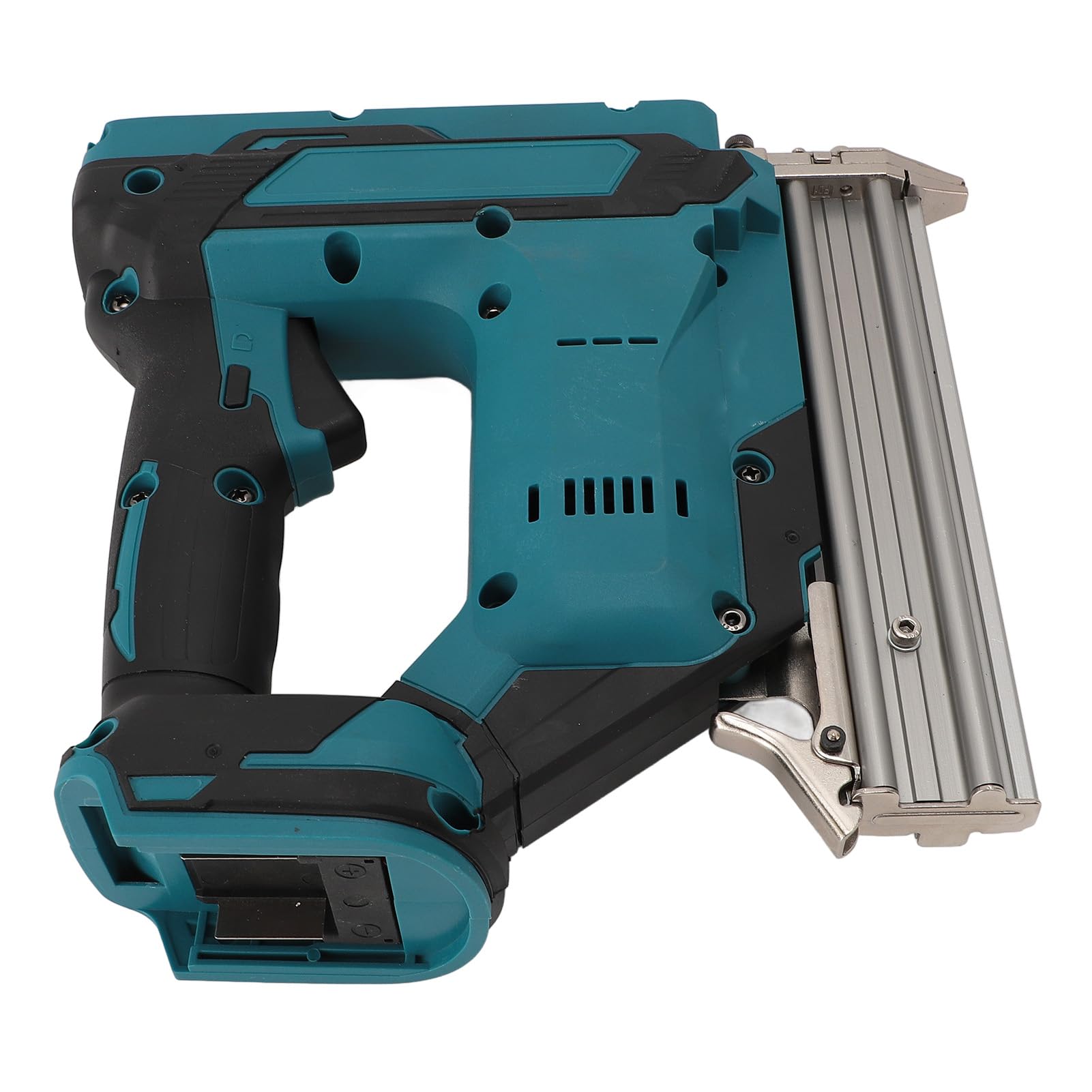 Chiodatrice Brad a Batteria, Graffatrice Elettrica per Chiodi 18 V Alimentata a Batteria, Impatto 0,4‑0,8 MPa, Regolazione della Profondità, Chiodi Dritti 10-30 Mm,