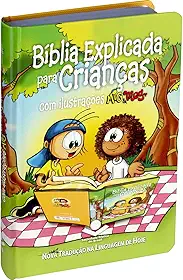 Bíblia Explicada para Crianças Mig & Meg NTLH | SBB | Bíblia Explicada Mig e Meg - Capa dura ilustrada: Nova Tradução na Linguagem de Hoje (NTLH)