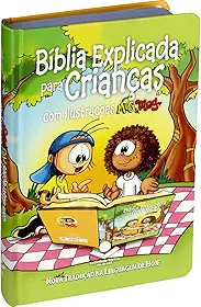 Bíblia Explicada para Crianças Mig & Meg NTLH | SBB | Bíblia Explicada Mig e Meg - Capa dura ilustrada: Nova Tradução na Linguagem de Hoje (NTLH)