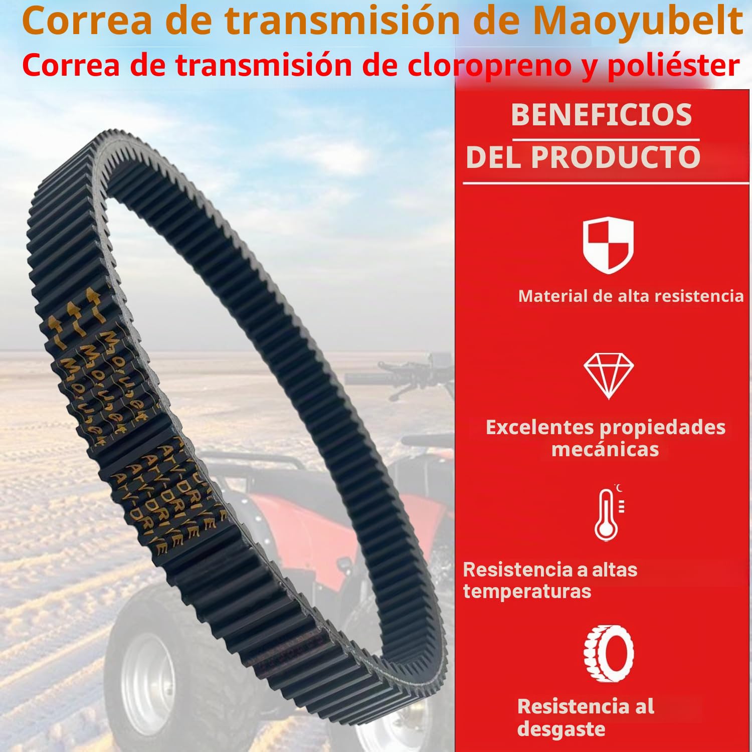 Correa de transmisión de transmisión de motocicleta 23100-MCT-003 para HON-DA FJS600 Silver Wing 2001-2011 FSC600 (ABS)