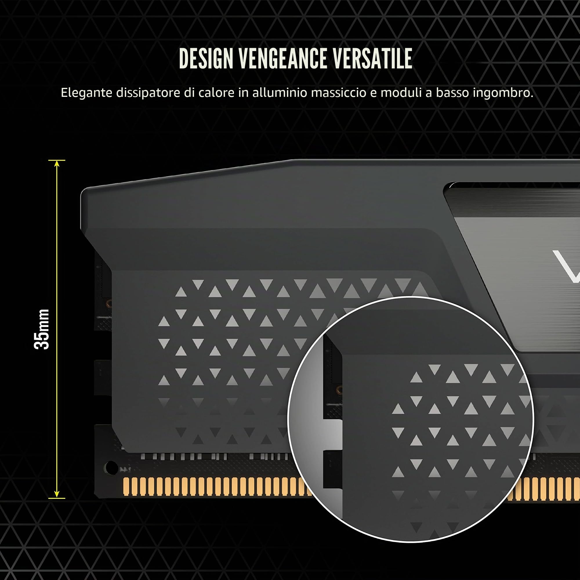 CORSAIR VENGEANCE DDR5 32GB (2 x 16GB) Fino a 5600MHz AMD INTEL RAM