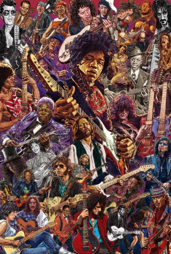 Amazon.com: Legendary Guitar Players - Pop-Art Music Poster (The