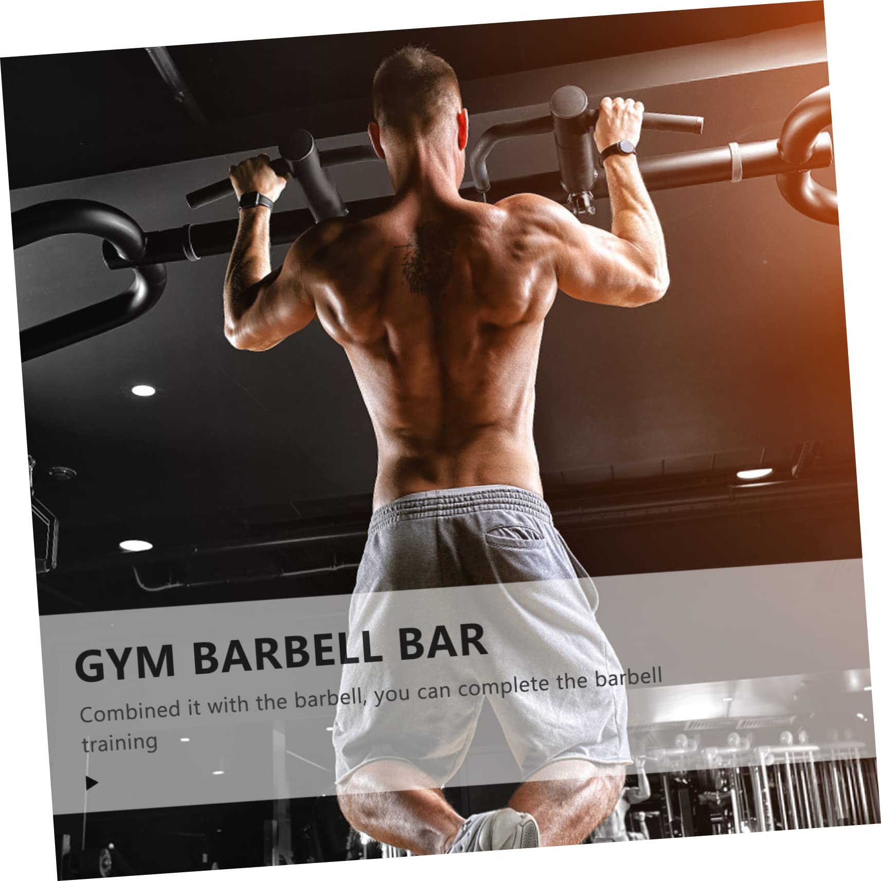 TOYANDONA Bilanciere Palestra Bilanciere Fitness Barra per Allenamento della Schiena per Fitness