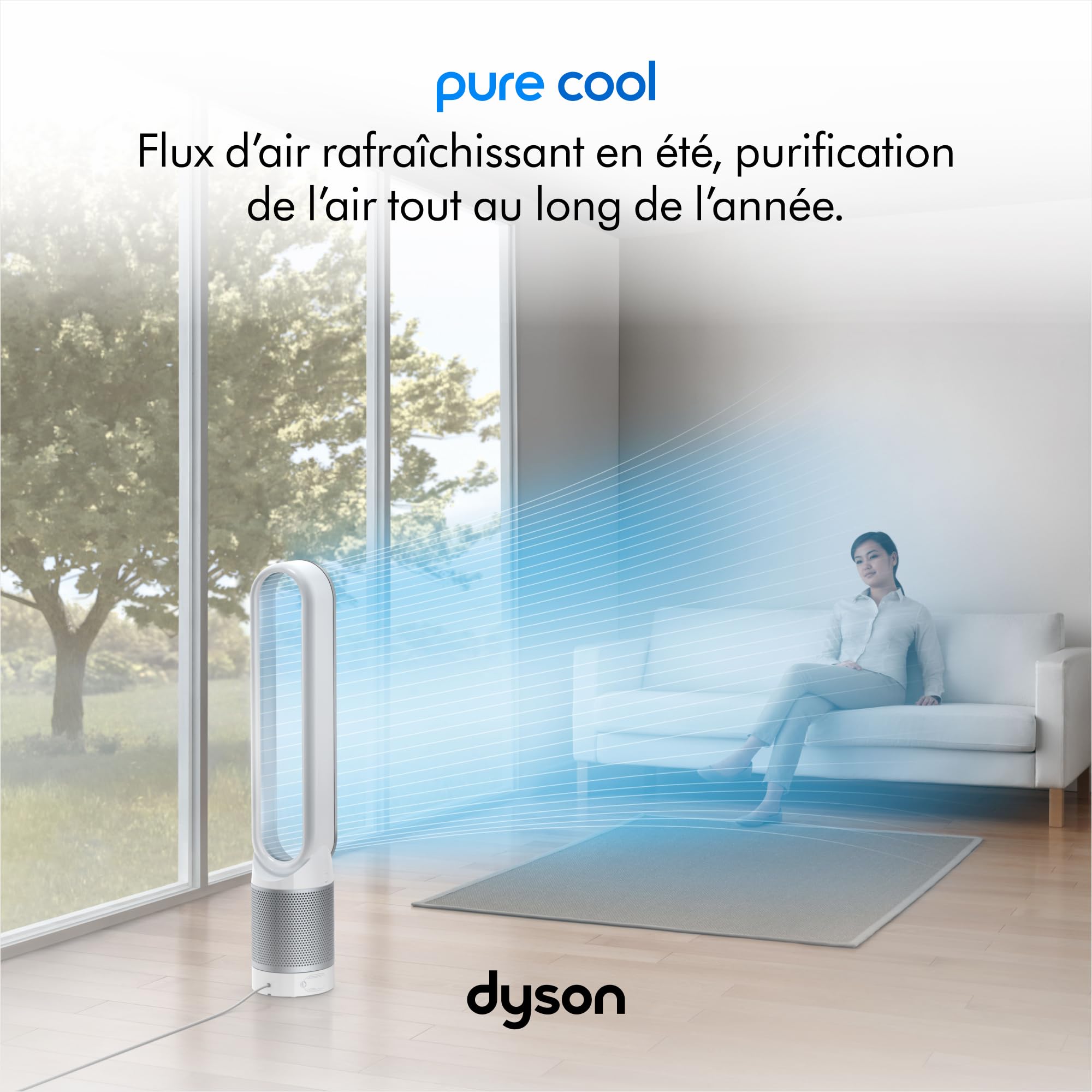 Dyson TP00 ピュアクール ホワイト Dyson Pure Cool TP00 Fan Purifier (White/Silver) : Amazon.com.be