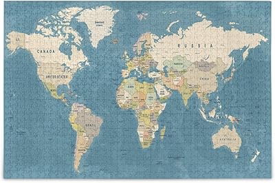 amazon com world map puzzle 500 piece jigsaw puzzle kids adult jigsaw puzzle c4 toys games