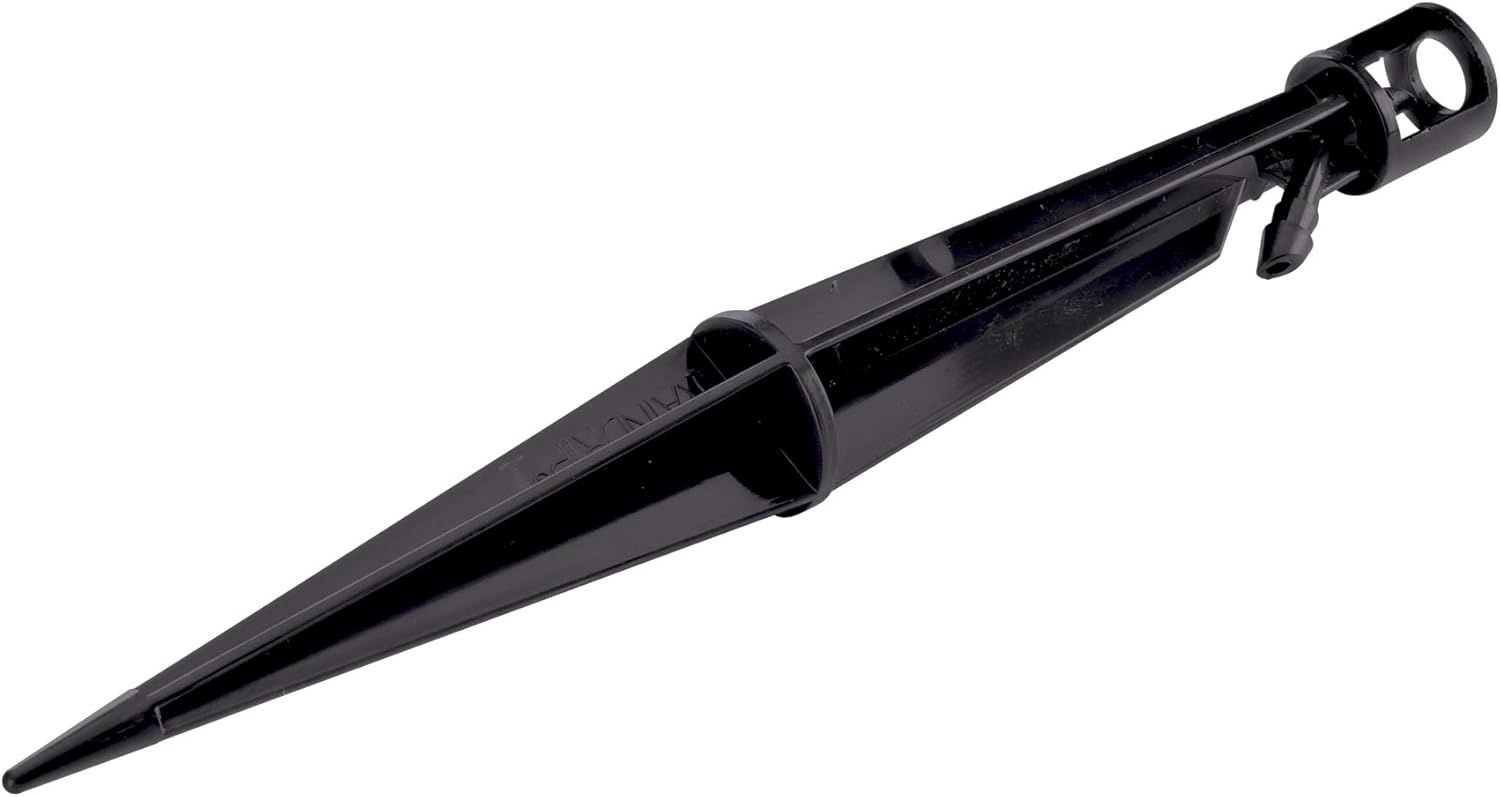 Raindrip 382005B Heavy-Duty Support Stake for, Pack of 4, Black