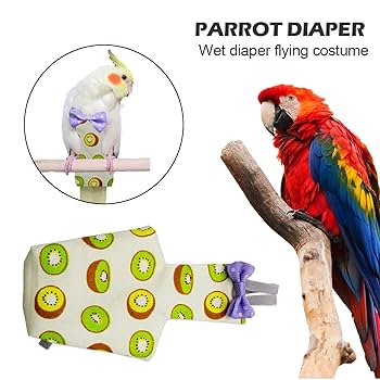 Amazon.co.jp: 鳥用おむつ - オウム用洗えるフライトスーツ