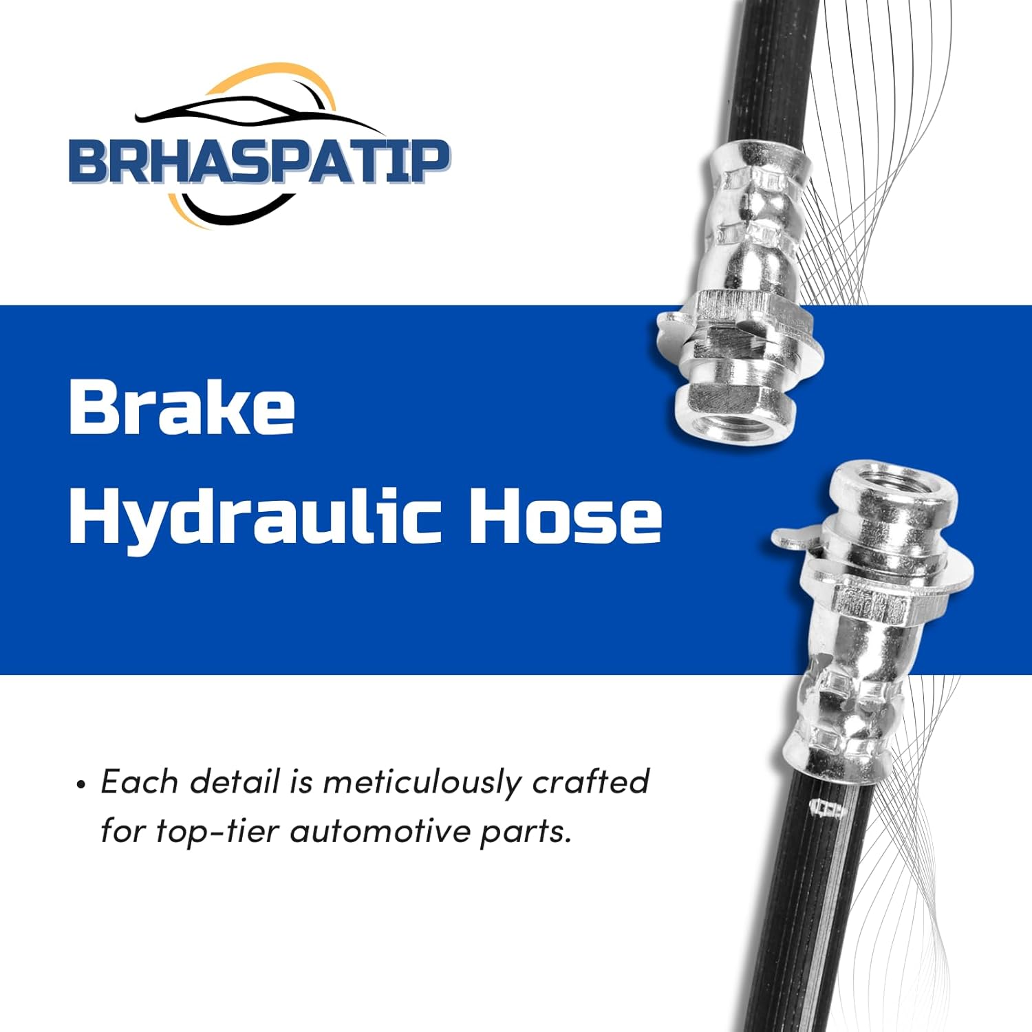 Brake Hose - Front Rear Brake Hydraulic Hose Replacement 4PCS for Chevrolet Silverado 1500 HD 2002-2002 for Chevy Silverado 1500 HD 2002-2002 for Chevrolet Silverado 2500 1999-2001