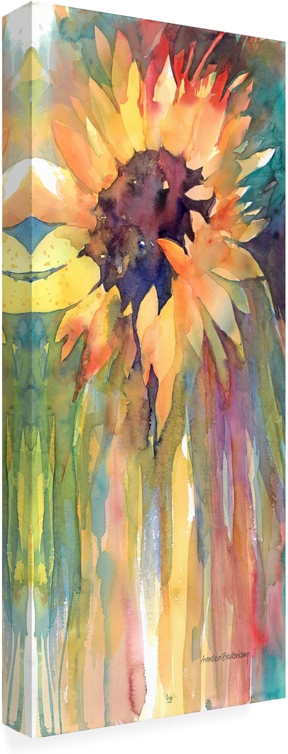 Canvas Wall Art - Annelein Beukenkamp 'Rays Of Sun' Wall Art for Living Room, Bedroom, or Office Décor by Trademark Fine Art