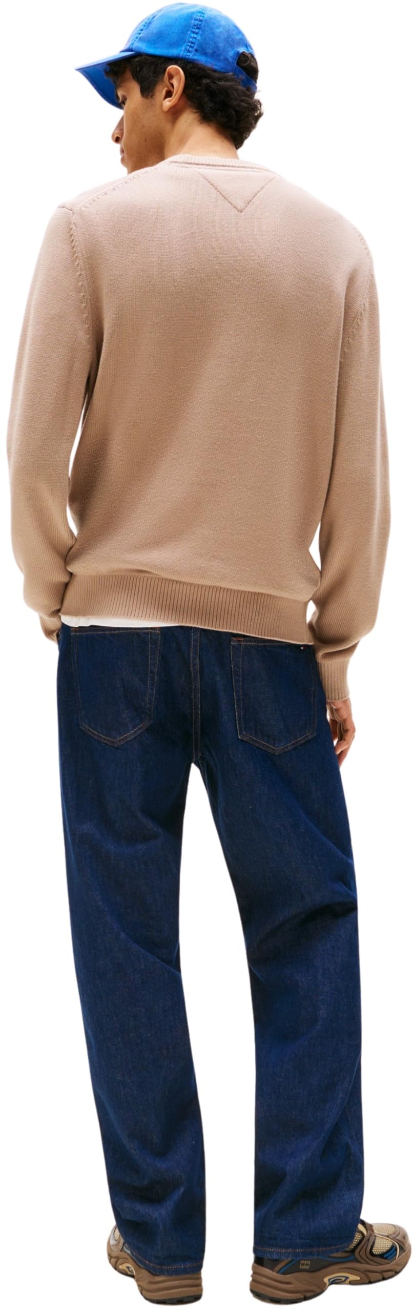 Tommy Jeans Herren TJM Slim Sweater EXT Dm0dm21787 Pullover, Brown (Pecan Nut), 4XL Große Größen EU – Ansicht 2