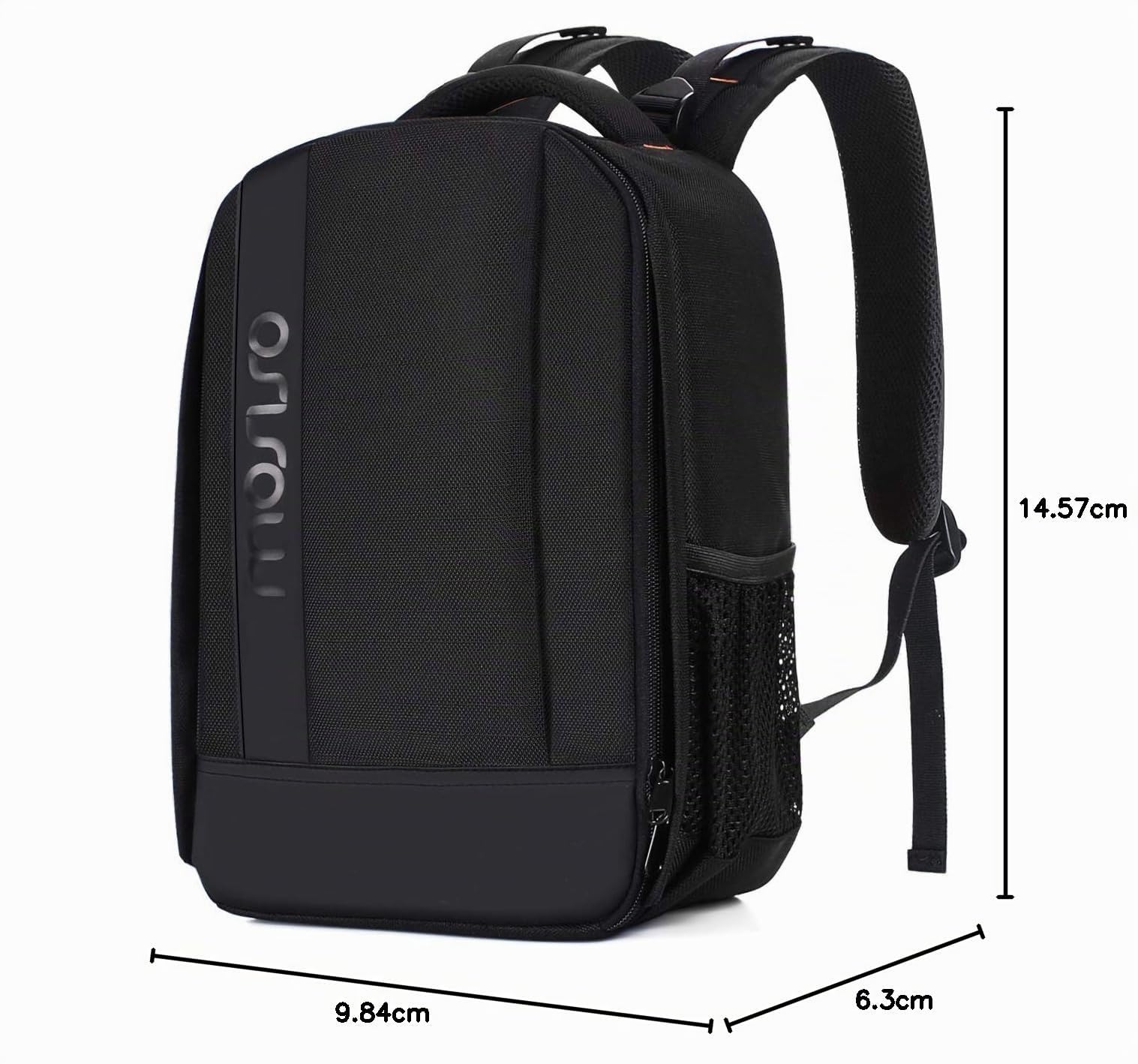 MOSISO Zaino Fotocamera,Zaino Fotografico DSLR/SLR/Mirrorless, Imbottito, | Antiurto, con Inserti Modulari Personalizzati&Supporto per Treppiede Compatibile con Canon, Nikon, Sony etc,Nero