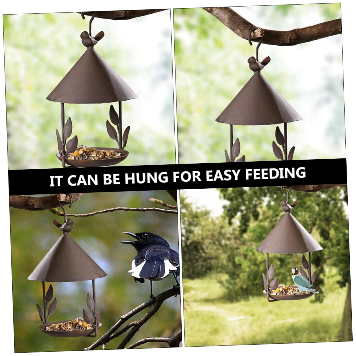 BESPORTBLE Ornamenti Per Mangiatoie Per Uccelli Da Giardino Mangiatoia Per Uccelli Da Appendere Allesterno Per Decorazioni Esterne