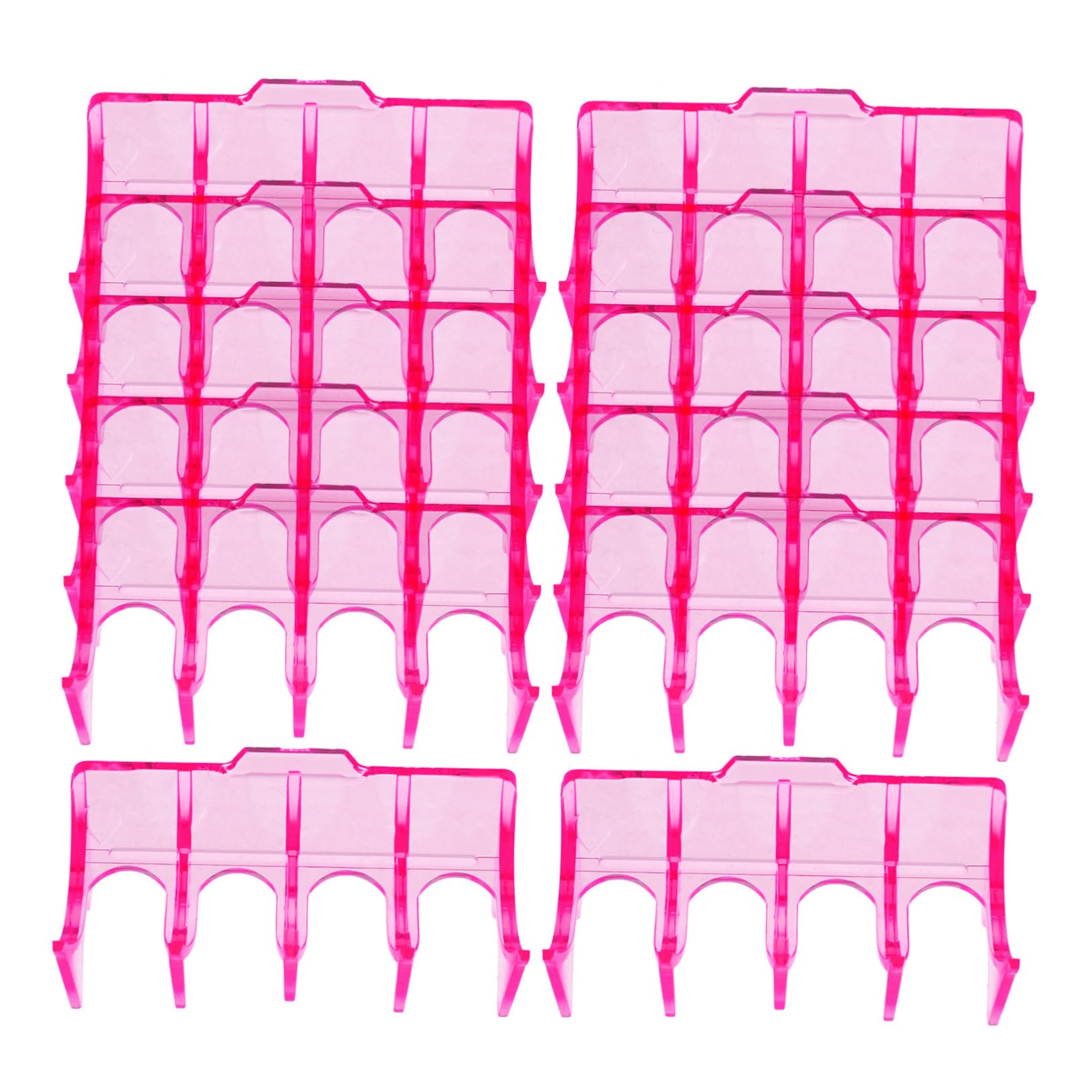 BESTYASH 12pcs Perm Rod Holder for Hair Curlers Stylish Hairdressing Tools Rack Heat Resistant Stand