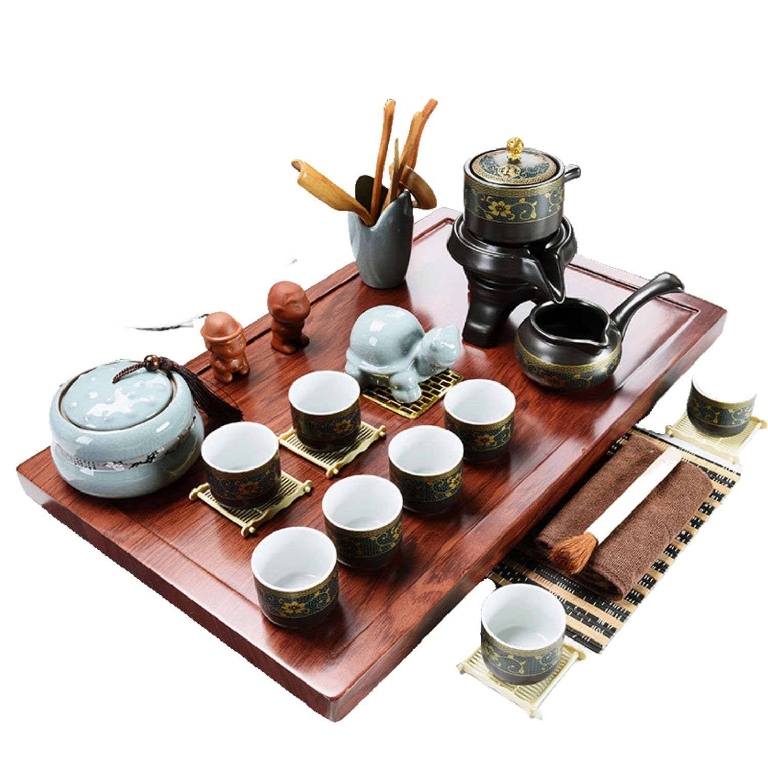 Amazon.com | ZHANGHOUJUN11-57 整套功夫茶具茶杯套装家用小型