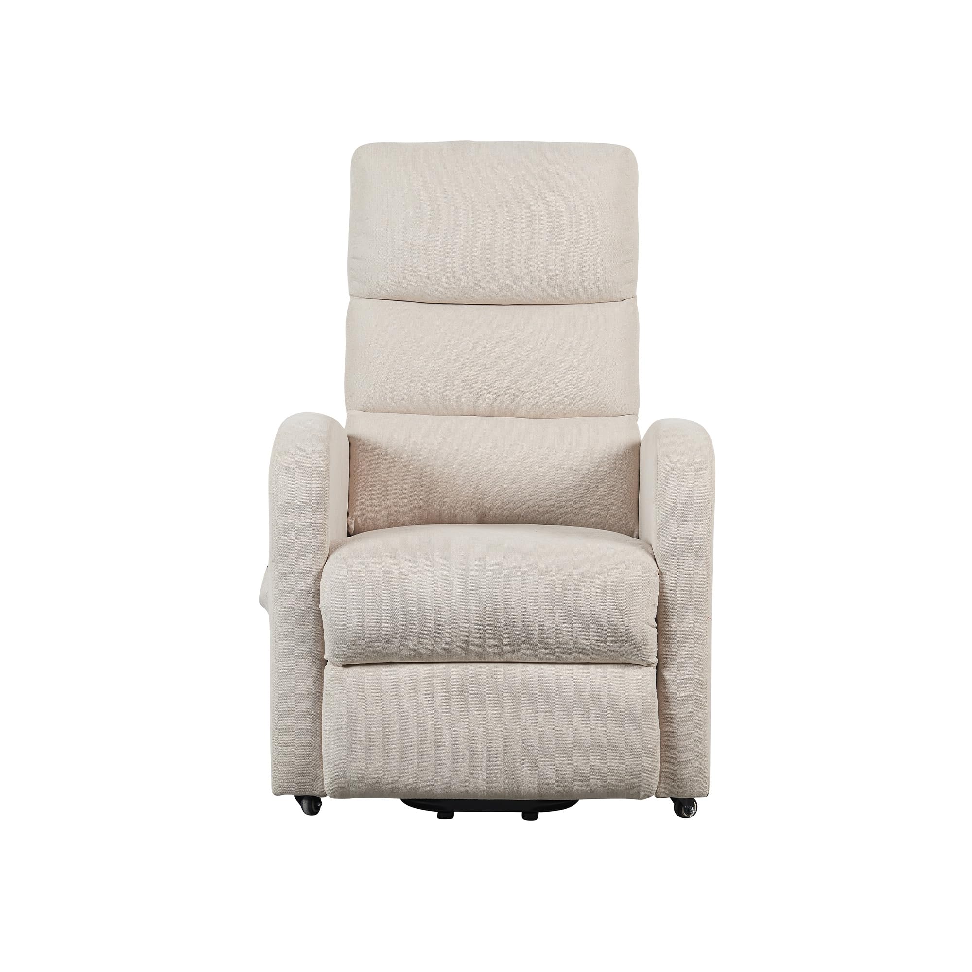 POLTRONE ITALIA - Jessica1 Fernsehsessel mit elektrischer Aufstehhilfe mit 1 Motor und 4 Rädern Aufstehsessel Seniorensessel Relaxsessel Medizinprodukt der Klasse I