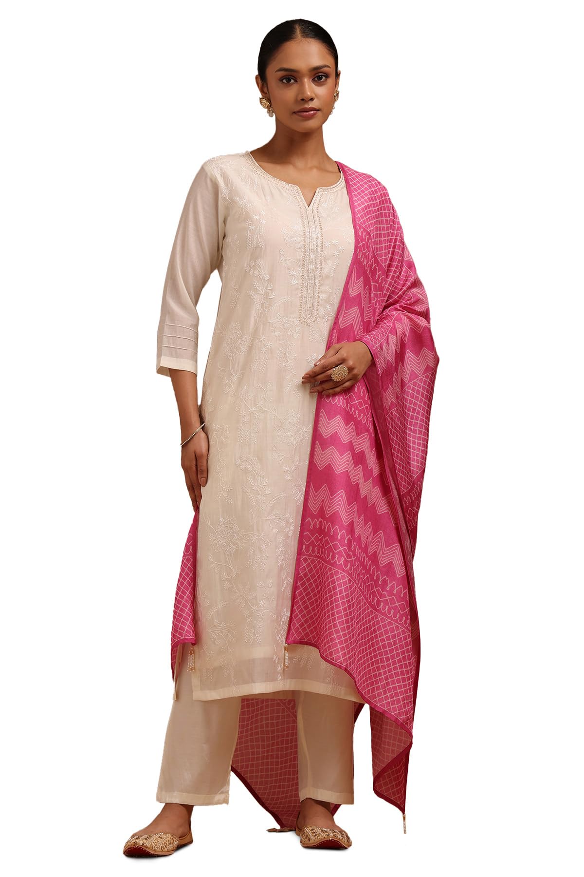 soch Women's Chanderi Salwar Suit Set-picture-22