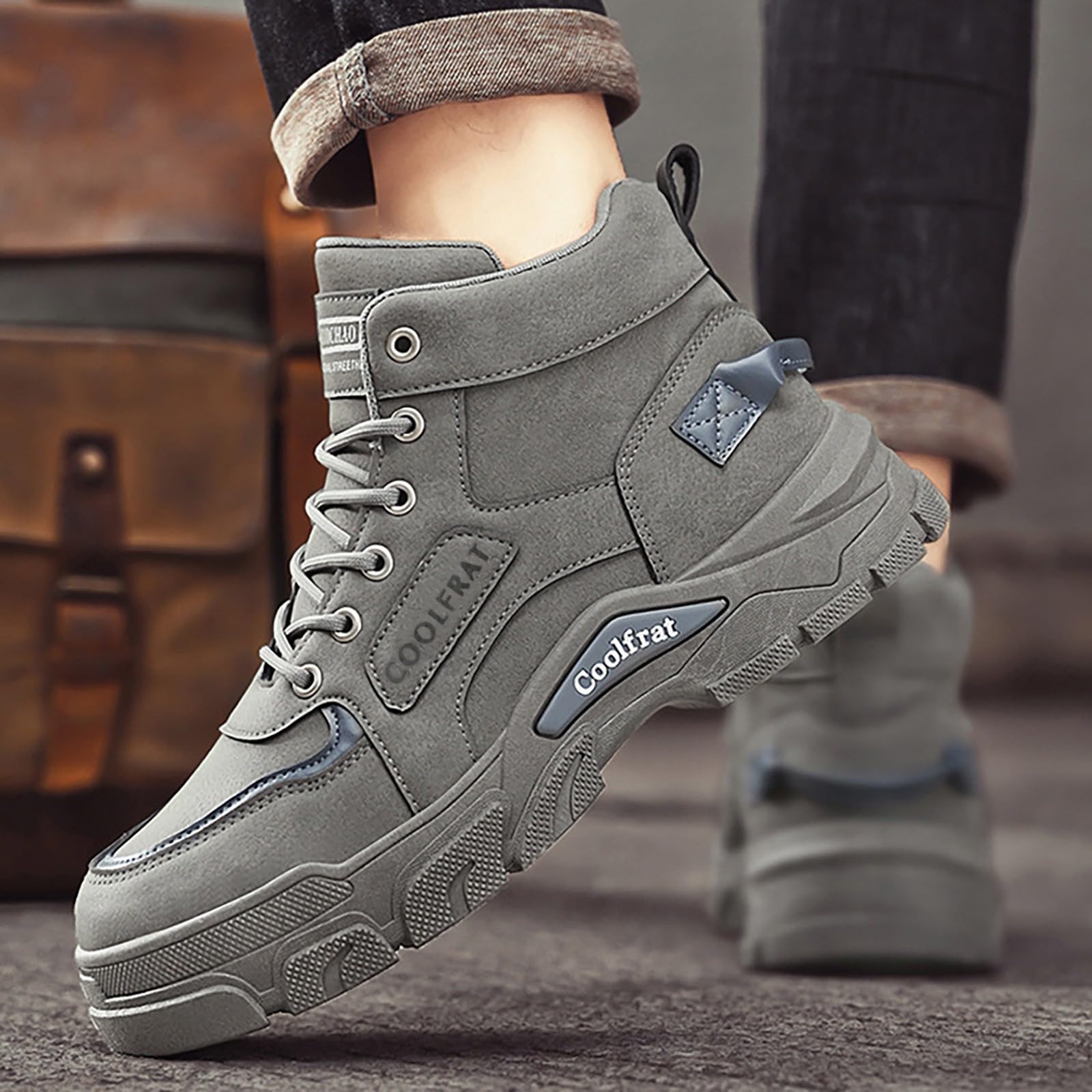 Sneaker Atmungsaktive Herren Trekkingschuhe Sommer Wanderschuhe High-Top