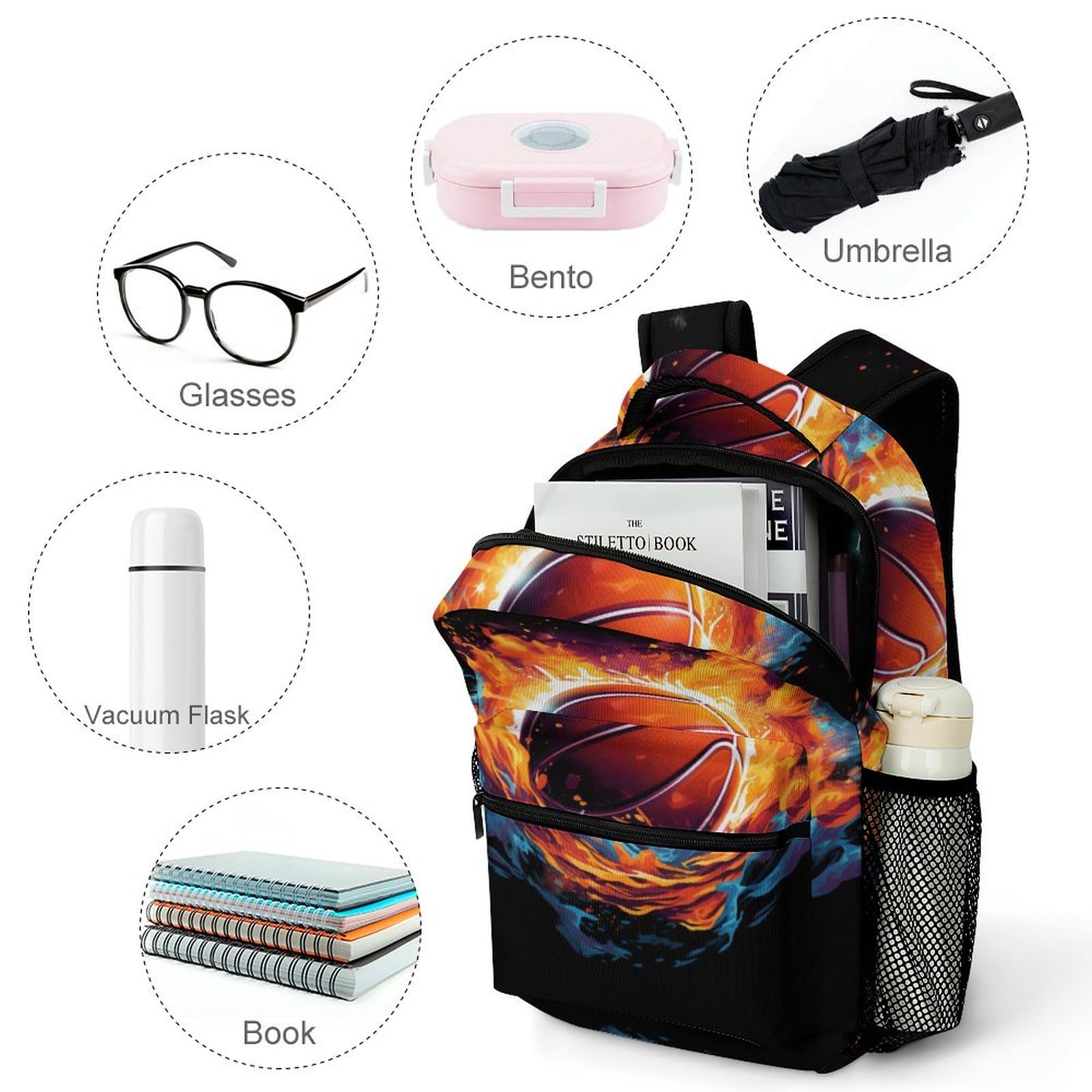 Sac À Dos Pour Garçon Astronautee créatif Cartable Explorateur spatial Sac D'école Ecole De Livre Filles Garçons
