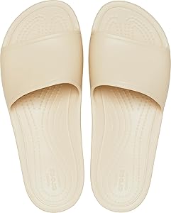 crocs クリーム色 スライドサンダル*6 Amazon | 【クロックス】カディ スライド ウィンターホワイト