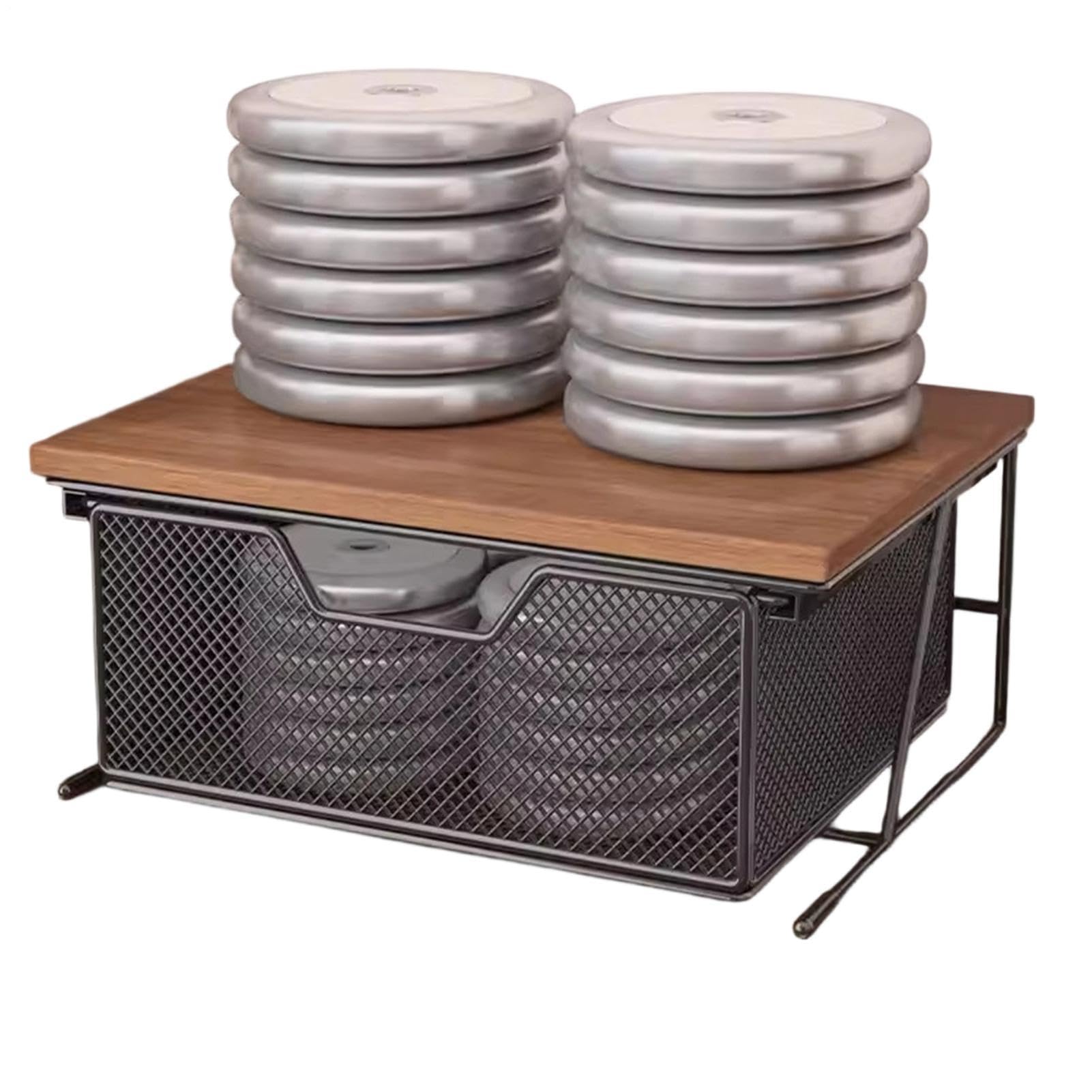 Cassetto portaoggetti scorrevole da appoggio, , organizer scorrevole | portaoggetti estraibile per cialde di caffè, snack, bustine di tè, cucina, fattoria, casa, dormitorio, sala da pranzo