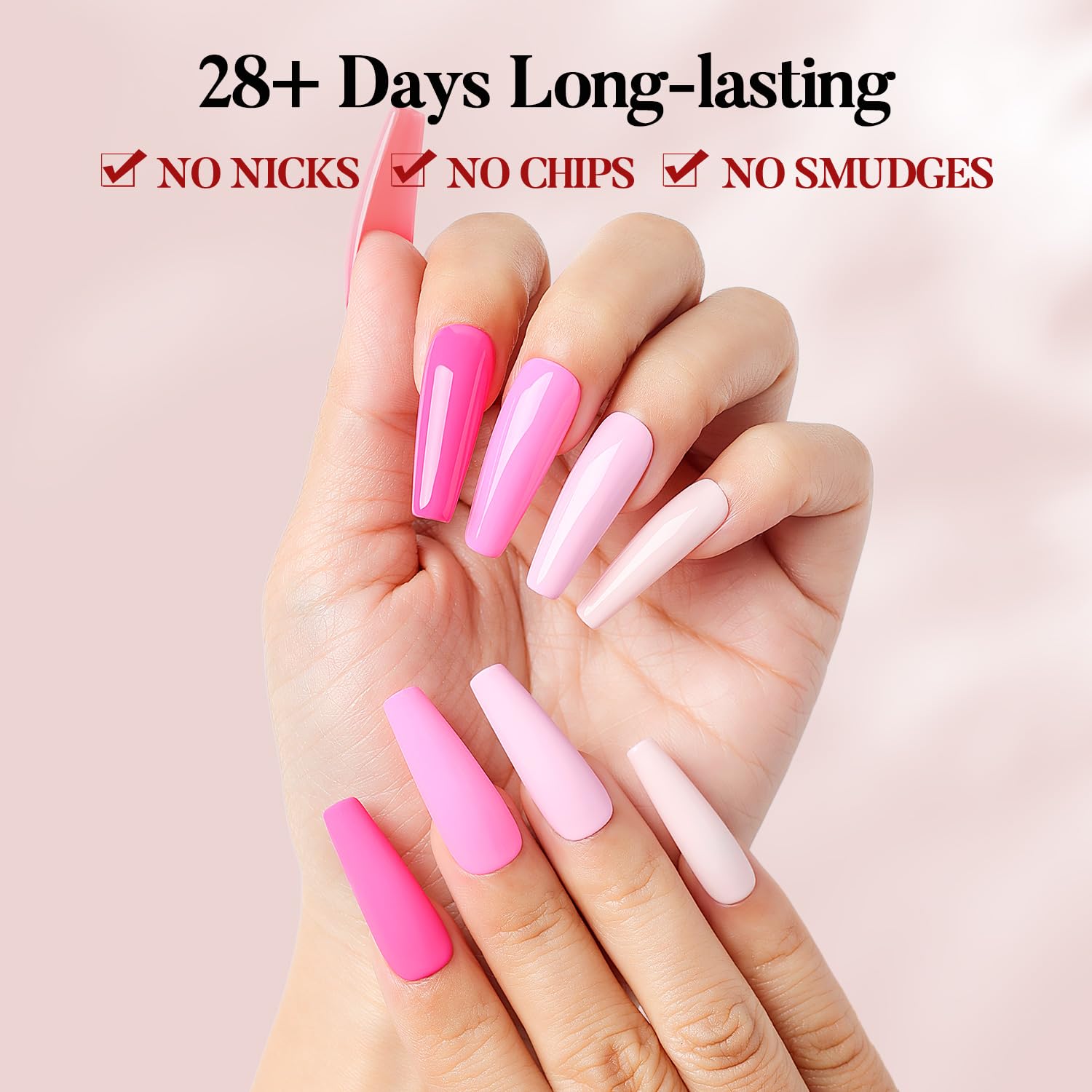 AIMEILI Top Coat żel UV błyszczący i matowy, bez wycierania Top Coat półtrwały, matowy połysk żelowy lakier do paznokci zestaw 2 x 10 ml