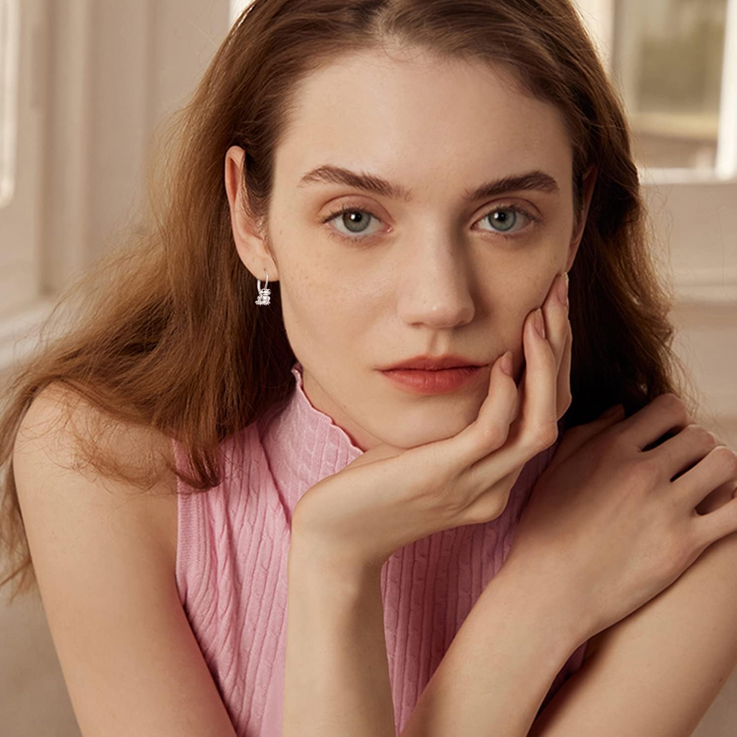 Palpitate Animal Dangle Earrings for Women 925 Sterling Silver Animal Lover Jewelry Gifts - Image 6