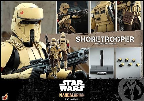 Miniatura 13 de Hot Toys Star Wars The Mandalorian - Figura coleccionable de Television Masterpiece Series Shoretrooper escala 1/6 de 12 pulgadas
