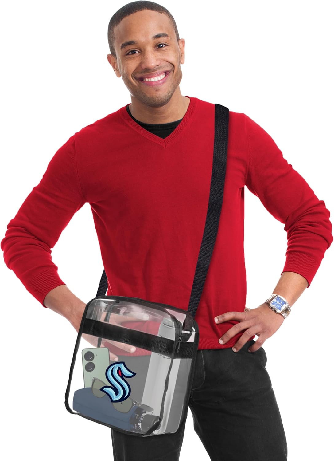 Littlearth NHL Clear Carryall Crossbody Bag - Image 2