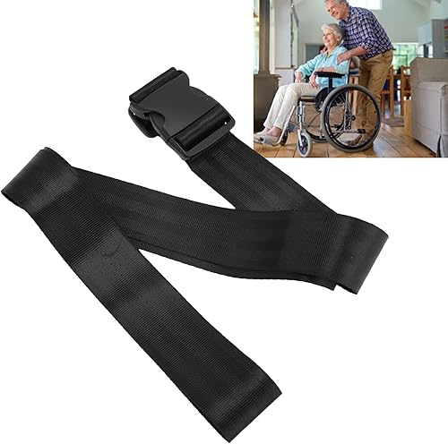 Miniatura 5 de Cinturón de seguridad para silla de ruedas, ajustable y antideslizante, cinturón de seguridad para silla de ruedas, correas de sujeción médicas para