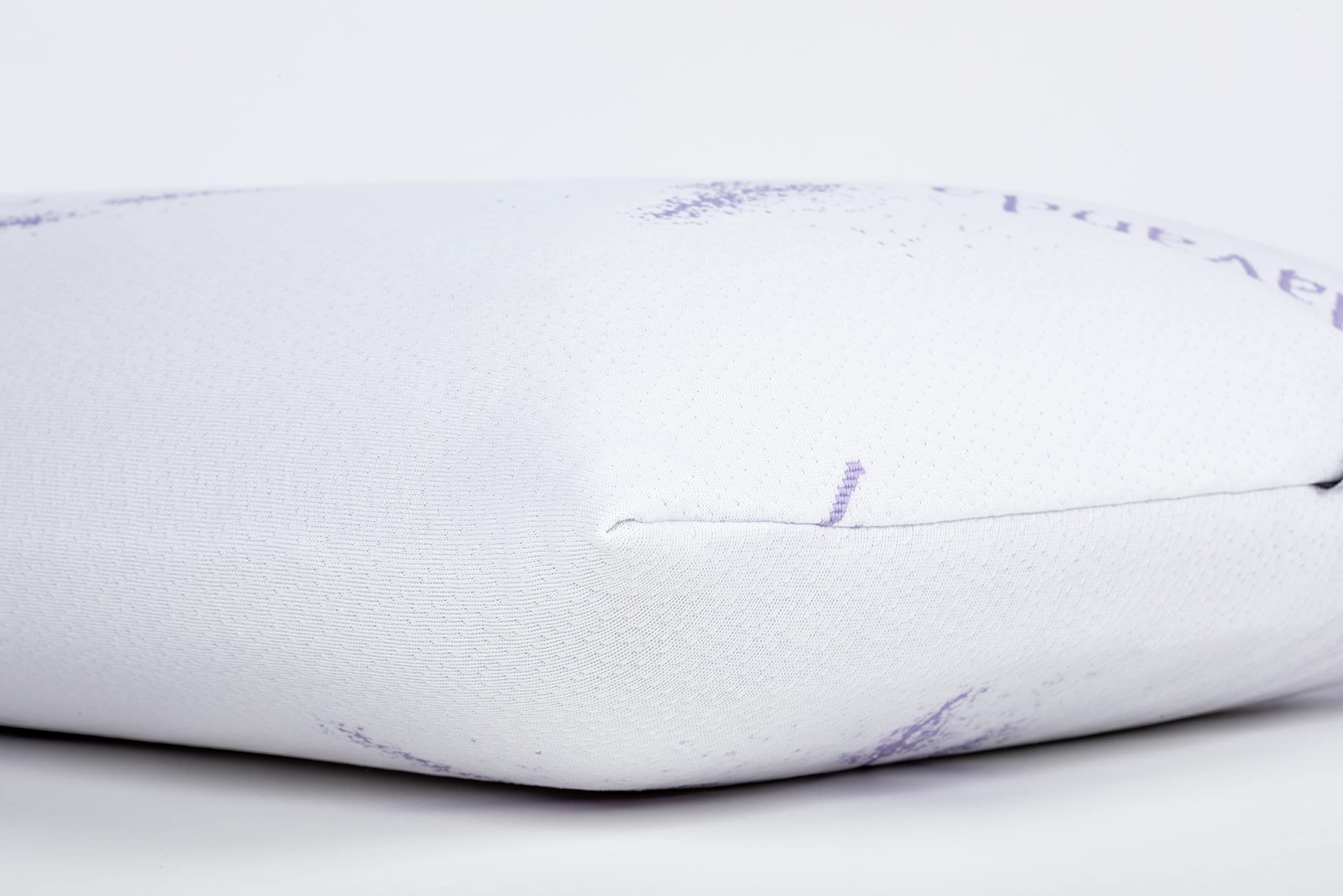 SEASONS - Almohada Viscoelástica 70 cm, con Esencia de Lavanda, Antiácaros y Antibacterias, Relajante, Funda Exterior con Cremallera, Tratamiento con Limpieza de Ozono, Fabricado en España