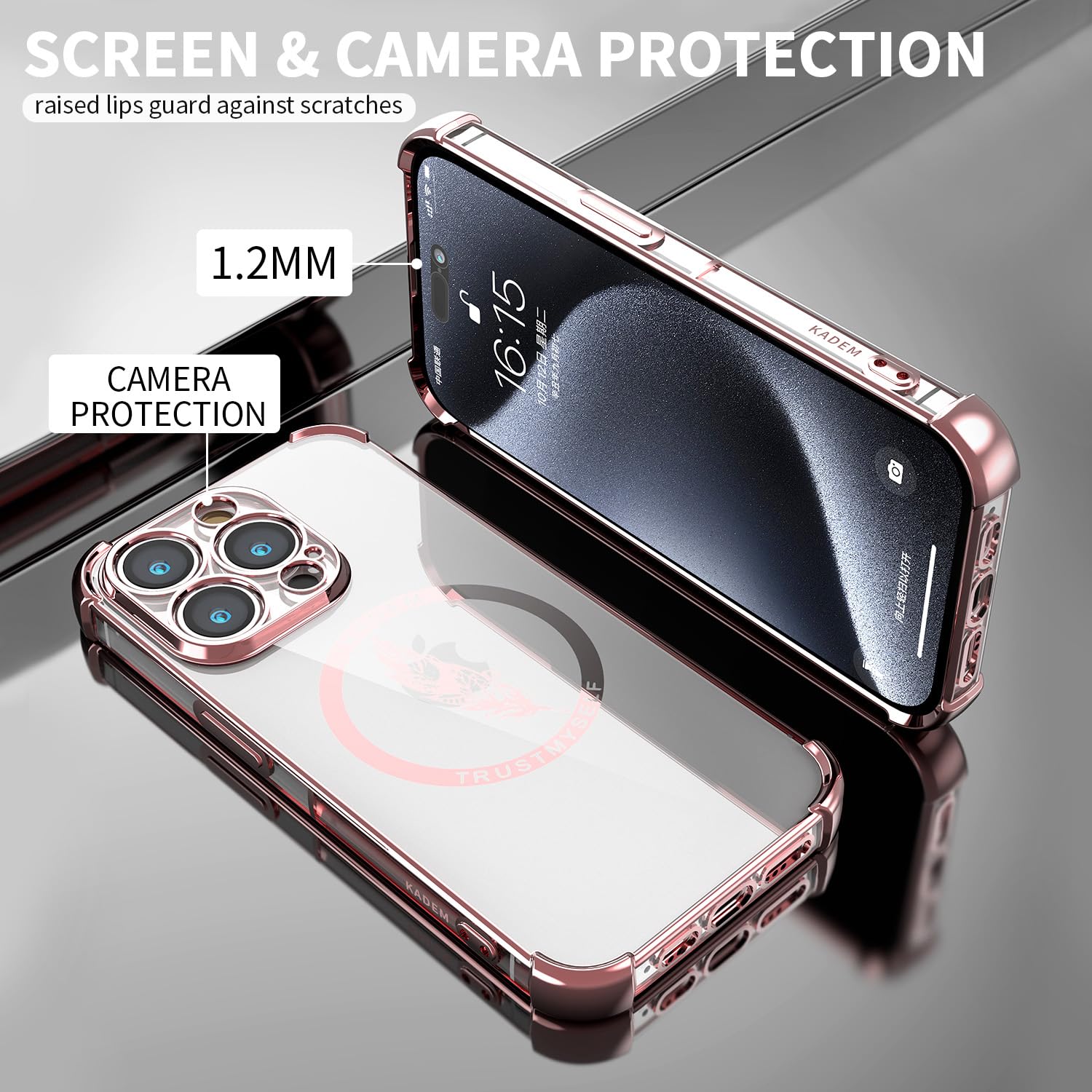 XINYEXIN Cover Glitter per Xiaomi Redmi Note 13 Pro Plus 5G (Pro+ 5G), Custodia Bling Brilla Ultrasottile Trasparente Antiurto, Carino Scintillante con Donne e Ragazze - Viola