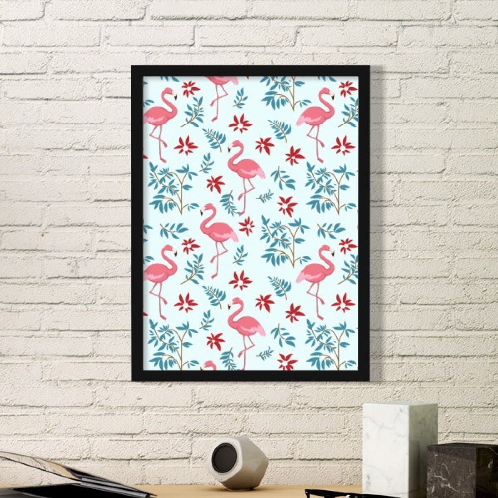 Cadre photo plantes tropicales pour raviver un mur blanc de maison format Medium