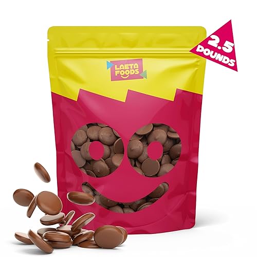Miniatura 3 de Merckens - Obleas de chocolate con leche para derretir dulces para hornear (bolsa de 2.5 libras)