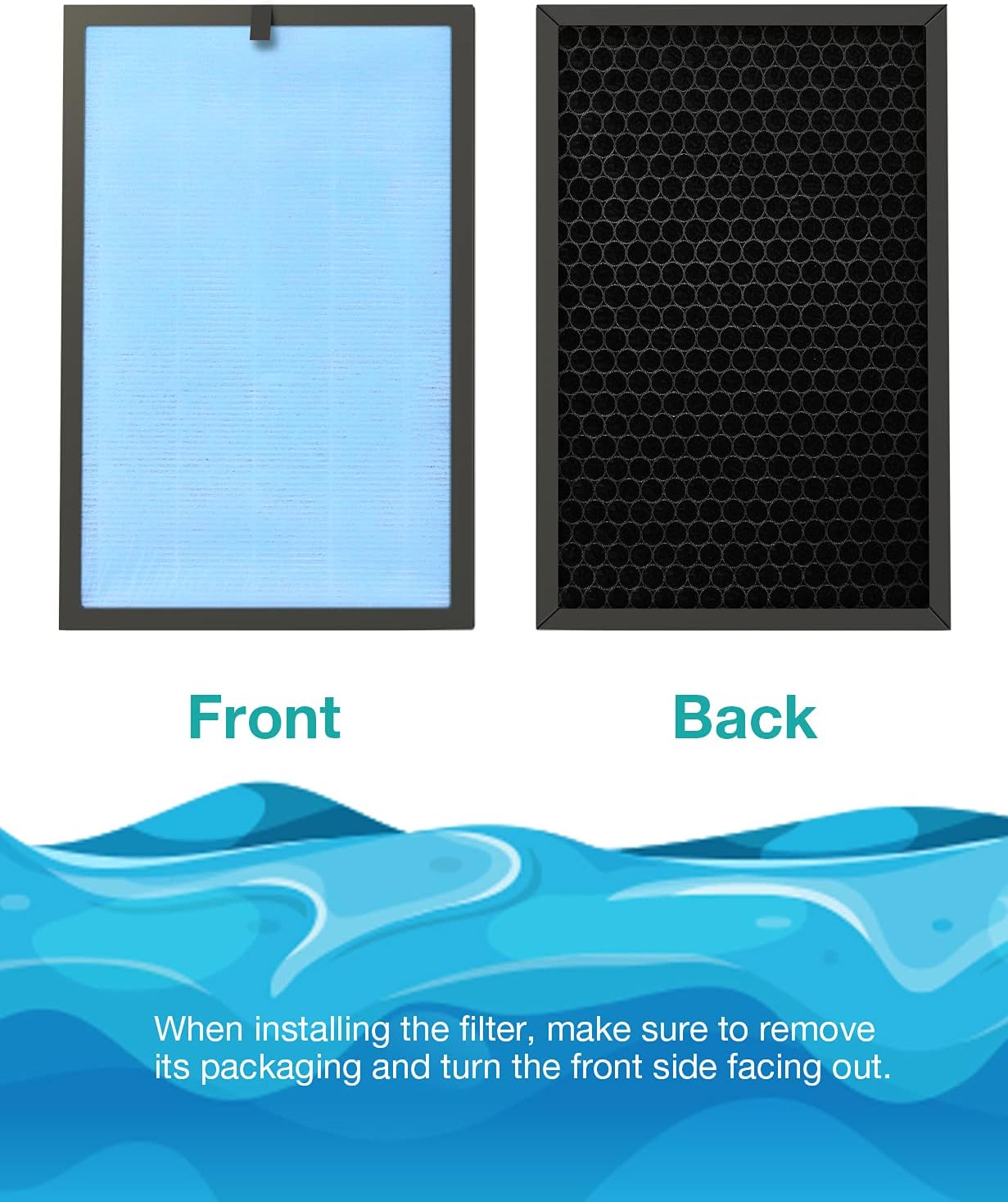 SimPure HP8 Original HEPA Replacement Filter Compatible with HP8 Air Purifier, SP-HP8-RF (NOT for Other SimPure Air Purifiers) - Image 5